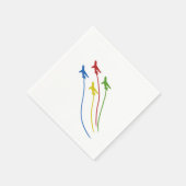 Vliegtuigen Funny Aviation Vliegtuig Pilot Servet (Hoek)