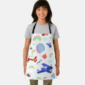 Vliegtuigen, helikopters en luchtballonnen schort (Insitu)