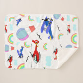 Vliegtuigen, helikopters en luchtballonnen sherpa deken (Voorkant (horizontaal))