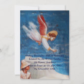 VLIEGTUIGEN IN BLUE SKY, CHRISTMAS HOLIDAY KAART (Achterkant)