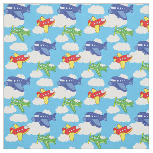 Vliegtuigen Jets Cute Kinder Baby Nursery Stof