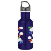 Vliegtuigen Jets Cute Kinder Water Bottle met naam Waterfles (Achterkant)