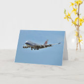 Vliegtuigen Jets Kaart (Gele Bloem)