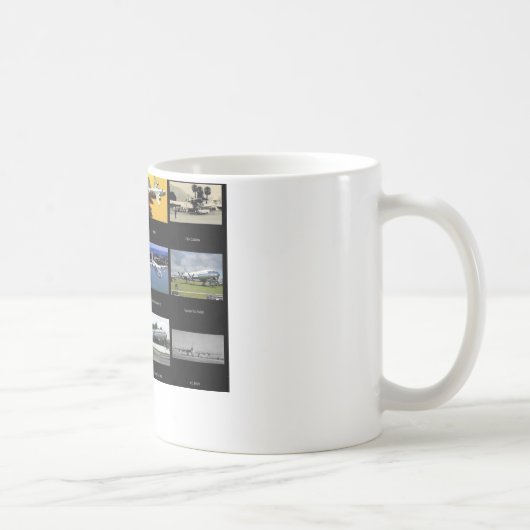 Vliegtuigen Koffiemok (Rechts)