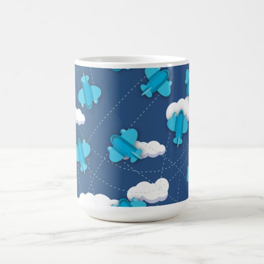 vliegtuigen koffiemok (Center)