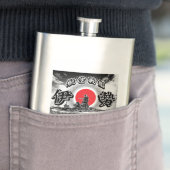 Vliegtuigen kruiser Ise Flask Classic Flask Flacon (Voorbeeld)