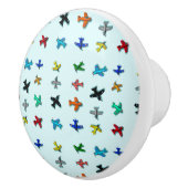 Vliegtuigen Lichtblauwe keramische pull Keramische Knop (Rechts)