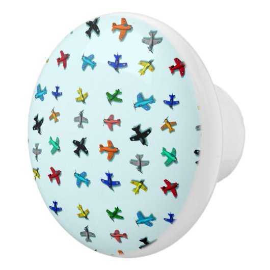 Vliegtuigen Lichtblauwe keramische pull Keramische Knop (Rechts)