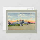  vliegtuigen Maxwell Field Montgomery AL Briefkaart (Voorkant / Achterkant)