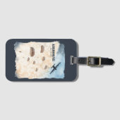 Vliegtuigen met de beste paratroopers, speciaal ge bagagelabel (Voorkant (horizontaal))