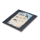 Vliegtuigen met de beste paratroopers  tegeltje (Zijkant)