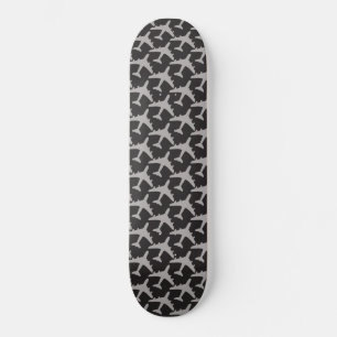 Vliegtuigen met grijze vliegtuigen — Pilot Plane Persoonlijk Skateboard