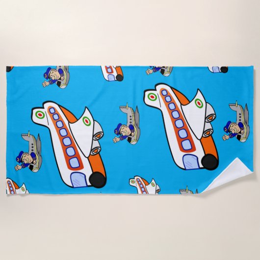 Vliegtuigen met handdoeken (Voorkant)