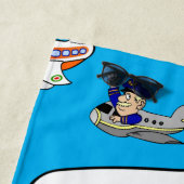 Vliegtuigen met handdoeken (In situ)