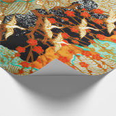 VLIEGTUIGEN MET SPRING FLOWERS Japanse Floral Cadeaupapier (Hoek)