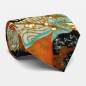 VLIEGTUIGEN MET SPRING FLOWERS Japanse Floral Stropdas (Opgerold)