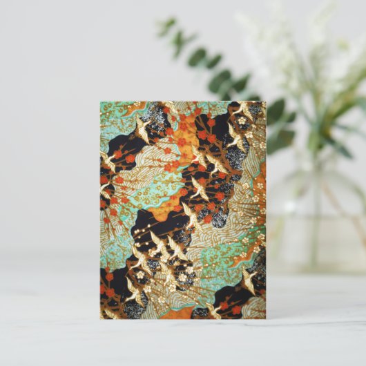 VLIEGTUIGEN MET SPRINGSTROMEN BRIEFKAART (Staand voorkant)