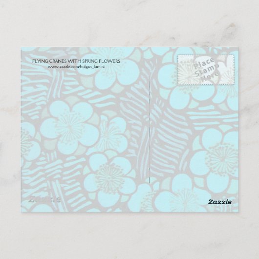 VLIEGTUIGEN MET SPRINGSTROMEN BRIEFKAART (Achterkant)