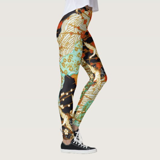 VLIEGTUIGEN MET SPRINGSTROMEN LEGGINGS (Rechts)