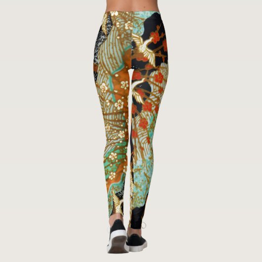 VLIEGTUIGEN MET SPRINGSTROMEN LEGGINGS (Achterkant)