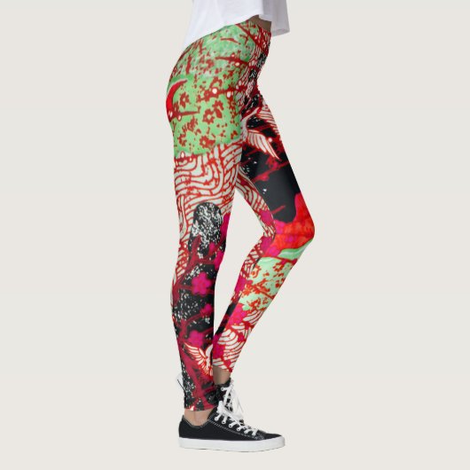 VLIEGTUIGEN MET SPRINGSTROMEN LEGGINGS (Rechts)