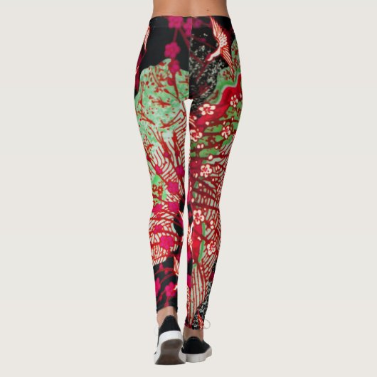 VLIEGTUIGEN MET SPRINGSTROMEN LEGGINGS (Achterkant)