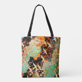 VLIEGTUIGEN MET SPRINGSTROMEN TOTE BAG (Achterkant)
