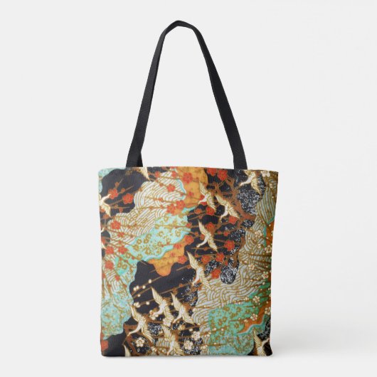 VLIEGTUIGEN MET SPRINGSTROMEN TOTE BAG (Achterkant)