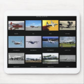 Vliegtuigen Muismat (Voorkant)