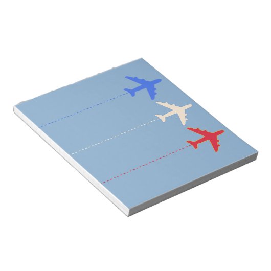 vliegtuigen notitieblok (Schuin)