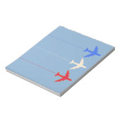 vliegtuigen notitieblok (Linkerzijde)