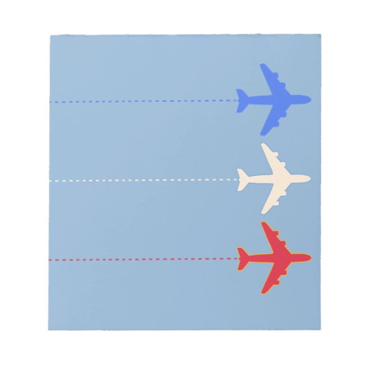 vliegtuigen notitieblok (Voorkant)