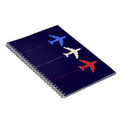 vliegtuigen notitieboek (Rechterzijde)