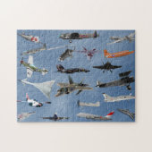 VLIEGTUIGEN OP EEN CAROLINA BLUE SKY LEGPUZZEL (Horizontaal)