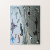 VLIEGTUIGEN OP EEN CAROLINA BLUE SKY LEGPUZZEL (Verticaal)