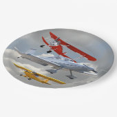 VLIEGTUIGEN PAPIEREN BORDJE (Gekanteld)