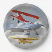 VLIEGTUIGEN PAPIEREN BORDJE (Voorkant)