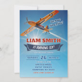  Vliegtuigen Piloot Luchtvaart Verjaardag Jongen Kaart (Voorkant)