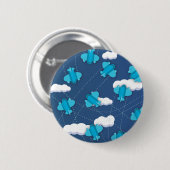 Vliegtuigen Ronde Button 5,7 Cm (Voorkant /achterkant)