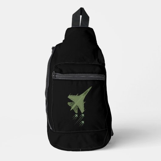 vliegtuigen sling bag (Voorkant)