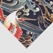 VLIEGTUIGEN, SPRINGSTROMEN Japanse Floral Tissuepapier (Detail)