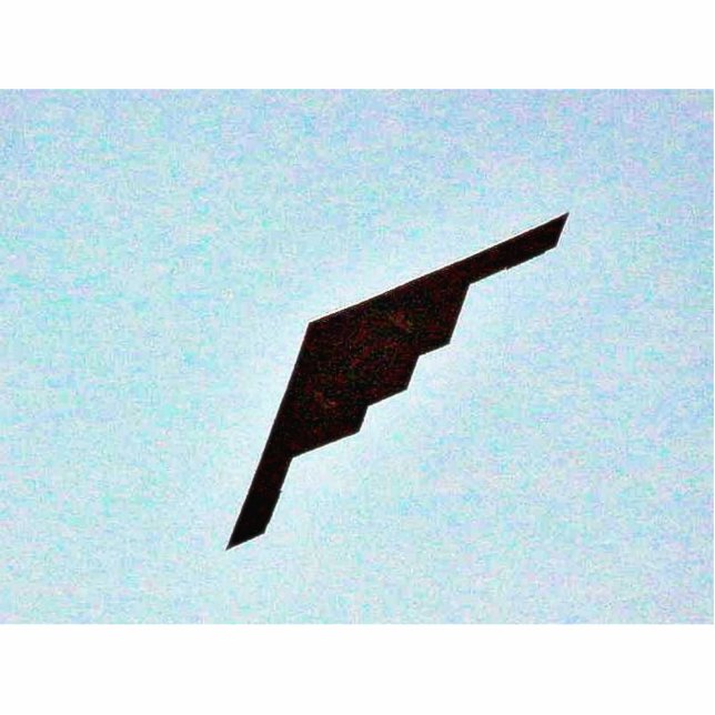 Vliegtuigen Stealth Bomber Staand Fotobeeldje (Voorkant)
