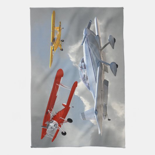 VLIEGTUIGEN THEEDOEK (Verticaal)