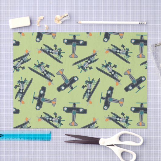  vliegtuigen tissuepapier (Craft)