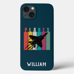 Vliegtuigen,Typografie,Luchtvaart,Minimalistisch,G Case-Mate iPhone Case