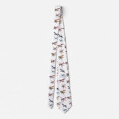 vliegtuigen uit de jaren veertig stropdas (Achterkant)