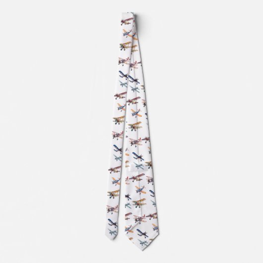  vliegtuigen uit de jaren veertig stropdas (Achterkant)