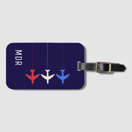 Vliegtuigen uit de Verenigde Staten Bagagelabel (Voorkant (horizontaal))