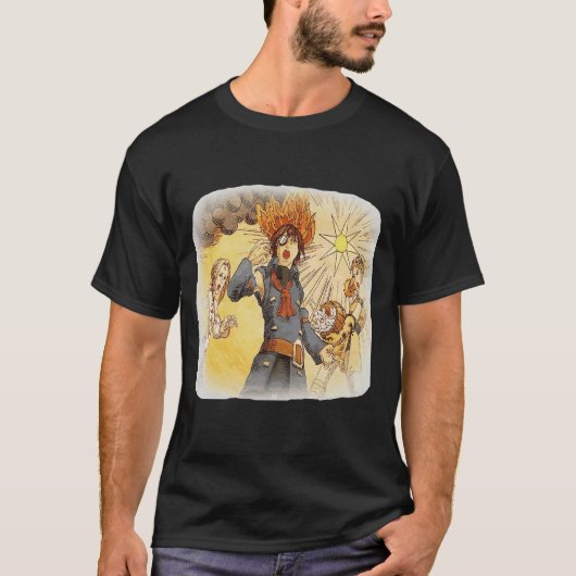 Vliegtuigen van Arcadia Vyse Aika Fina T-shirt (Voorkant)
