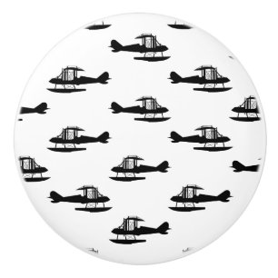 vliegtuigen van het vliegtuig van de Seaplane Kun Keramische Knop